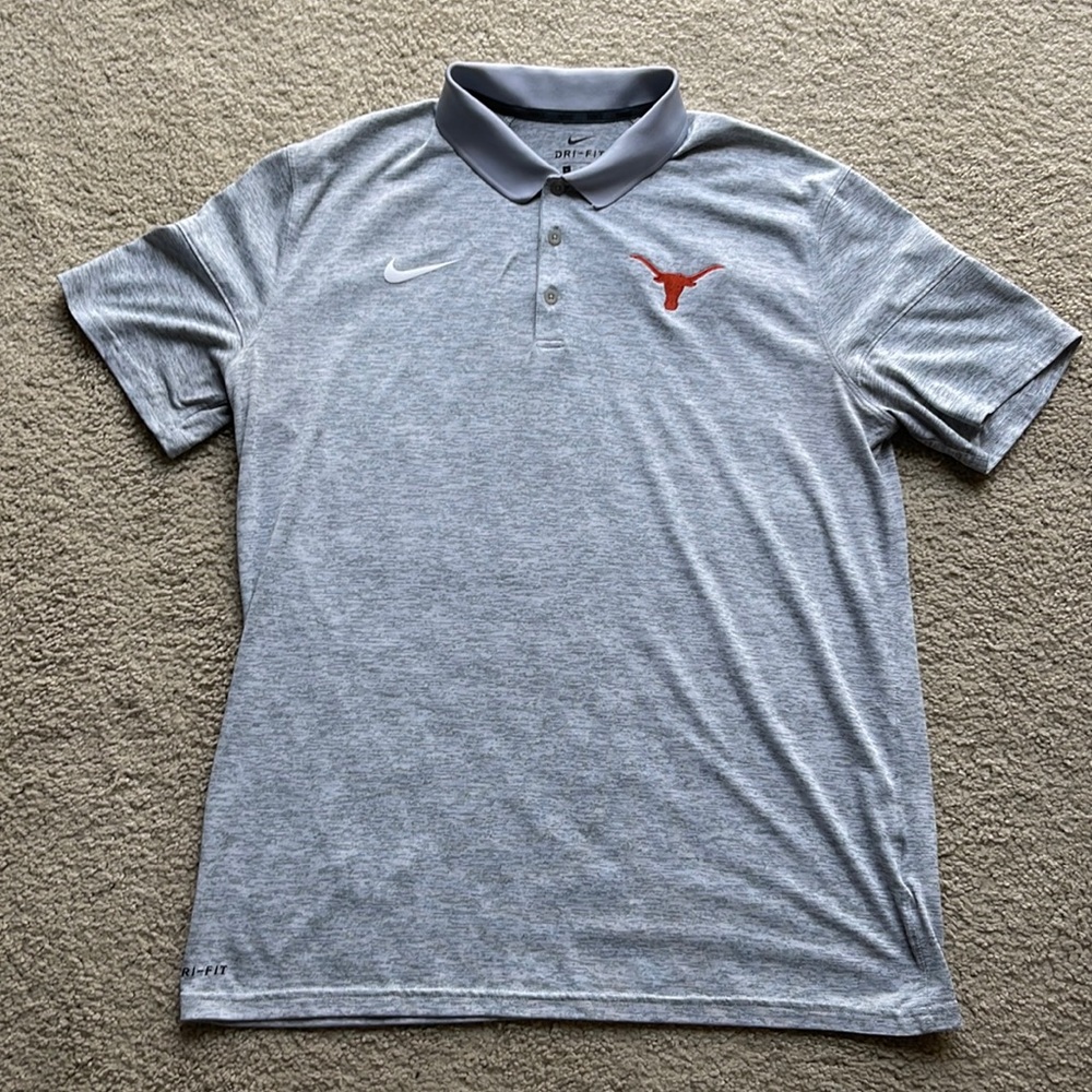 Nike University of Texas Large Dri-Fit Polo